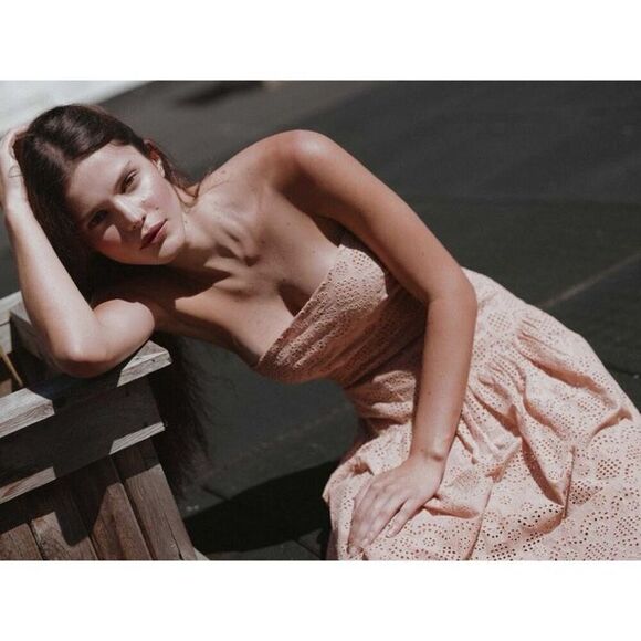 St. Roche NWT Benedict Dress in Tan Size 6 - Picture 4 of 5